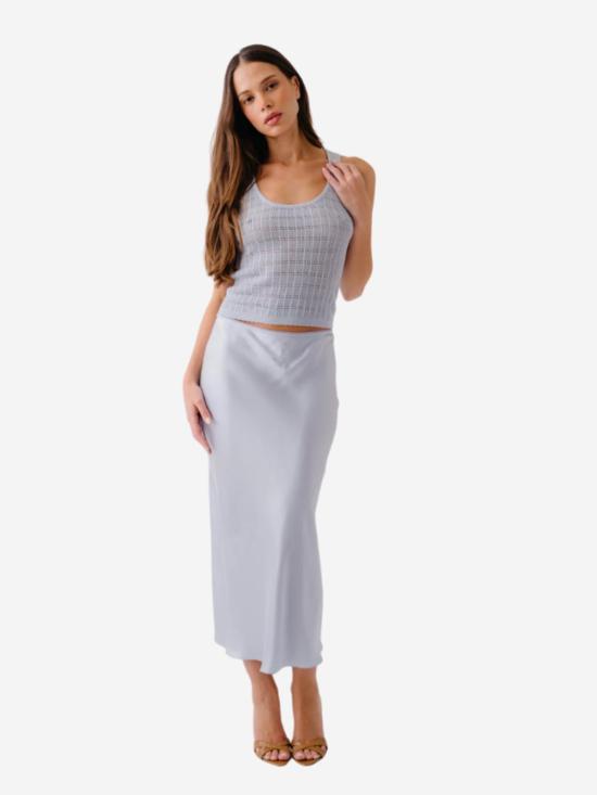  사블린 미디 스커트 미란다 실크 - SABLYN