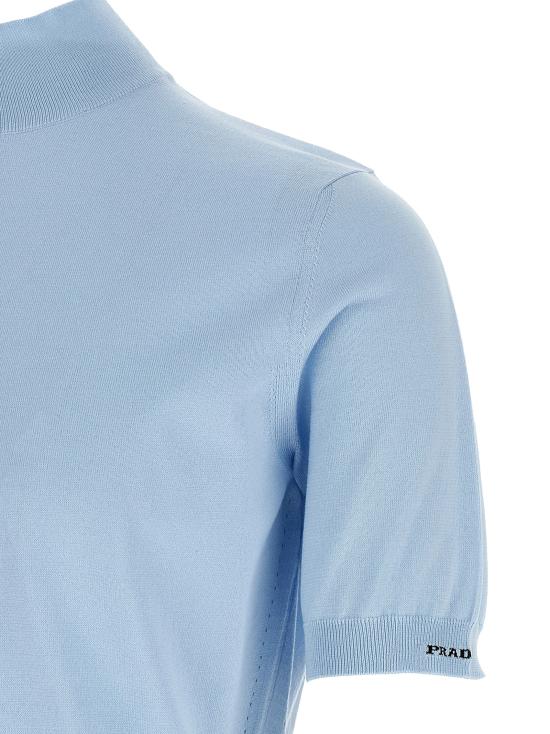 26SS 프라다 가디건 UMR681SOOO1811F0012 Light Blue - PRADA