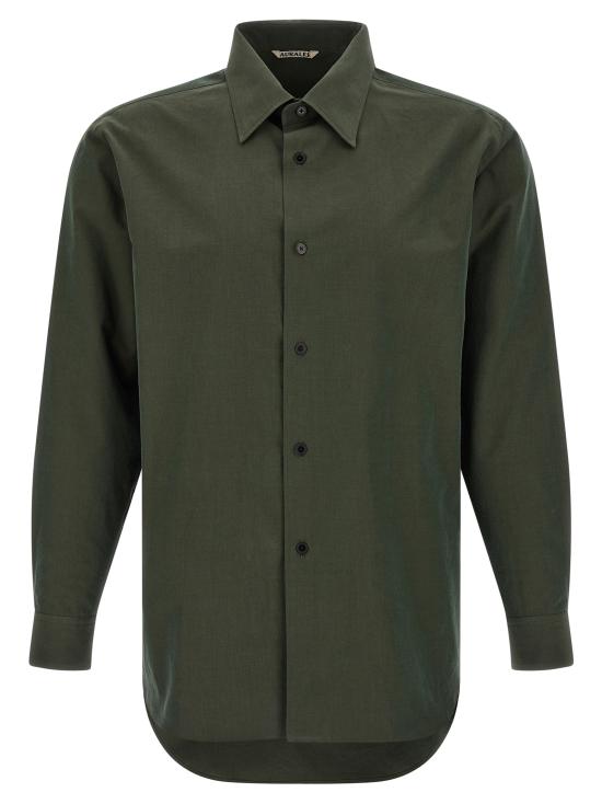 26SS 오라리 긴팔 셔츠 A26SS01FHDARKOLIVE Green