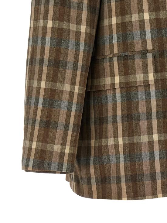 26SS 오라리 수트 자켓 A26SJ04TCTOPBROWNCHECK Brown - AURALEE