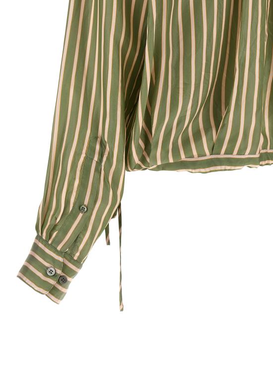 26SS 드리스 반 노튼 블라우스 2610107453274604 Green - DRIES VAN NOTEN