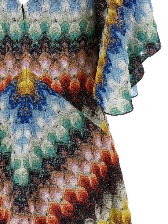 26SS 미소니 미디 원피스 DS26SG44BR015JSMSNV Multicolor - MISSONI