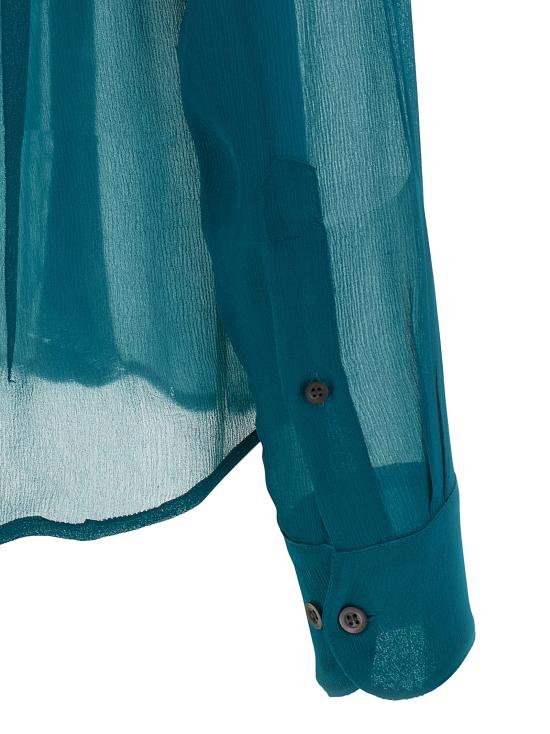 26SS 드리스 반 노튼 블라우스 2610107623376508 Green - DRIES VAN NOTEN