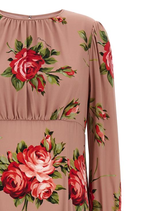 26SS 돌체앤가바나 롱 원피스 F610OTFSA8QHF5ZN Pink - DOLCE & GABBANA