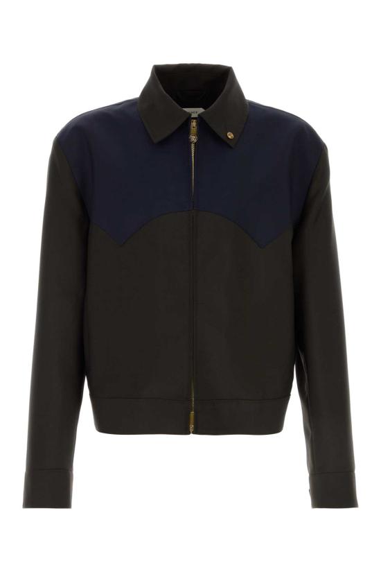 26SS 베르사체 자켓 10245341A17842 2NL60 DARKCHOCOLATEDARKNAVY