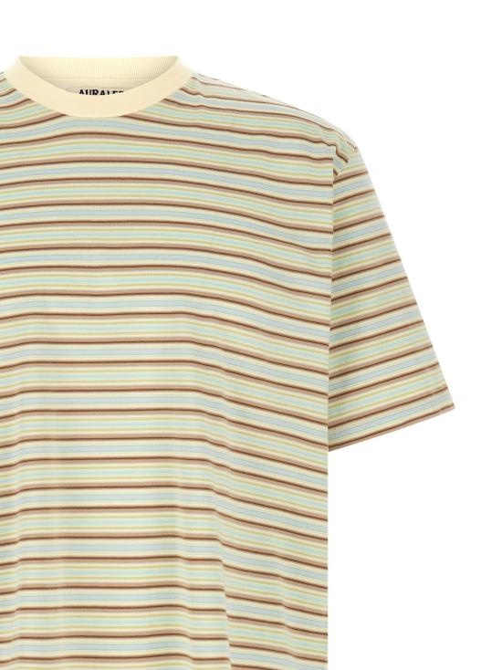 26SS 오라리 반팔 티셔츠 A26ST02GJFADEMINTSTRIPE Multicolor - AURALEE