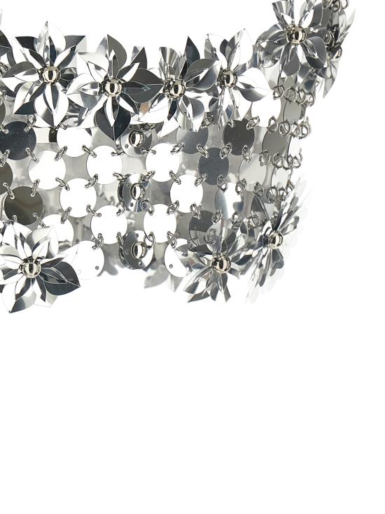 26SS 파코라반 이브닝 티셔츠 26EITO243PS0129040 Silver - PACO RABANNE