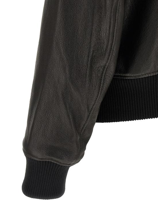 26SS 아미 가죽 자켓 HJK850LH0044001 Black - AMI