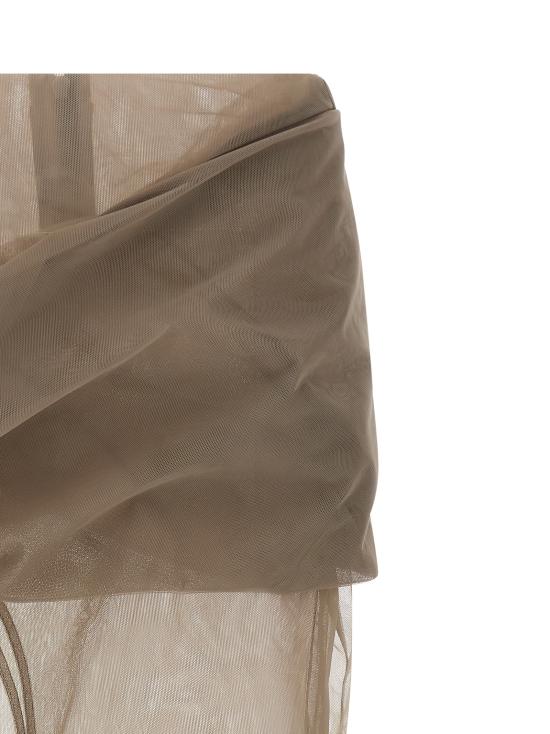 26SS 릭 오웬스 숏 스커트 RO01F6376TU34 Gray - RICK OWENS