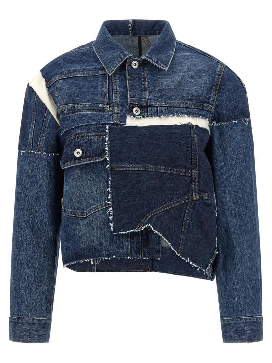 26SS 사카이 데님 자켓 2608464401 Blue