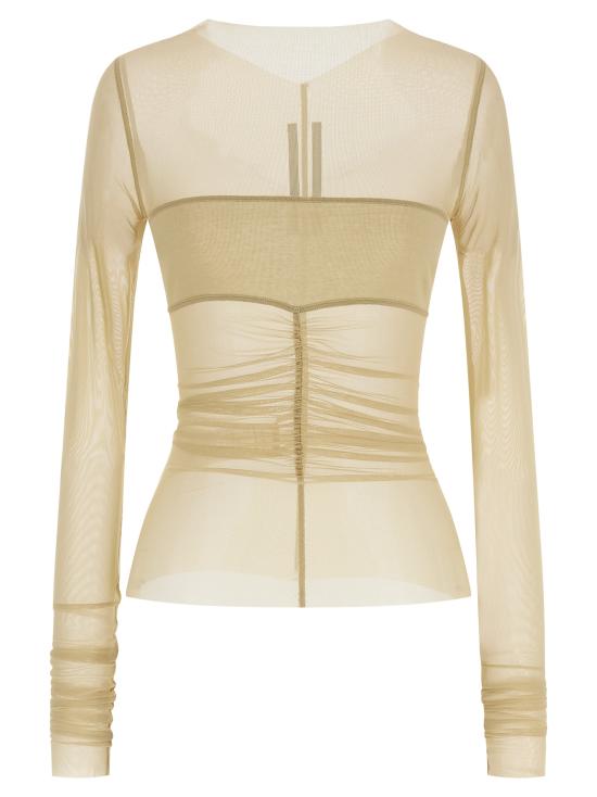 26SS 릭 오웬스 긴팔 티셔츠 RO01F6274TUSRJA138 Beige