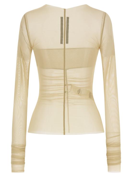 26SS 릭 오웬스 긴팔 티셔츠 RO01F6274TUSRJA138 Beige - RICK OWENS