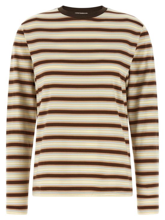 26SS 오라리 가디건 A26SP03GJFADEBROWNSTRIPE Multicolor