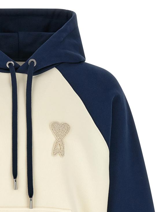 26SS 아미 후드 티셔츠 USW782747A027 Blue - AMI