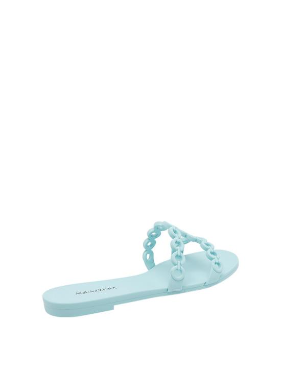 26SS 아쿠아주라 뮬/슬리퍼 ICJFLAS0JLYSRZ Blue - AQUAZZURA