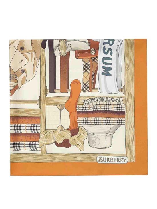 26SS 버버리 머플러/스카프 8125643 Orange - BURBERRY