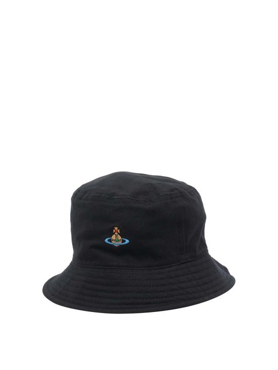 26SS 비비안웨스트우드 버킷햇 81020009W01HCN401 Black - VIVIENNE WESTWOOD
