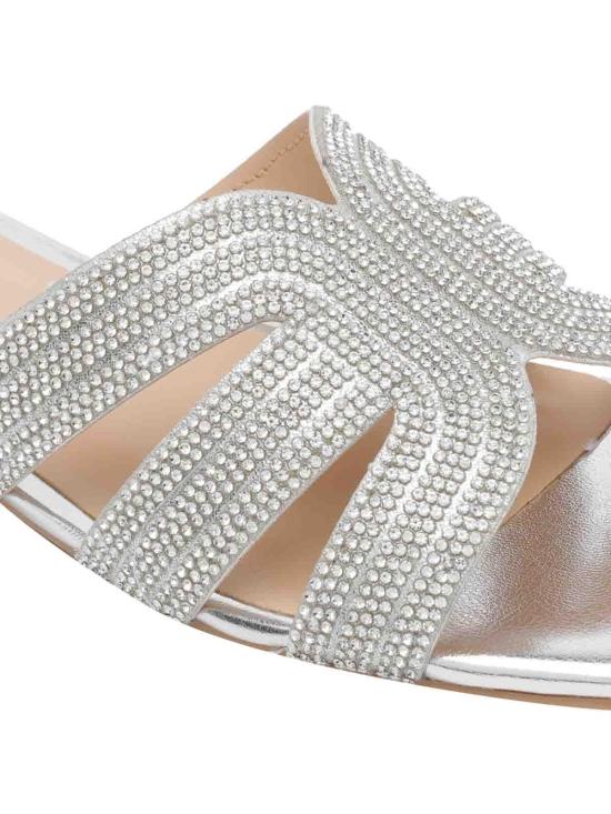 26SS 스티브매든 뮬/슬리퍼 SEQUELSILVER Silver - STEVE MADDEN