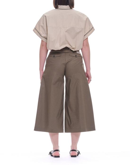 26SS 나인인더모닝 스트레이트 팬츠 피암메타 여성 치마바지 올리브 FIA01 FIAMMETTA PANT - NINE IN THE MORNING