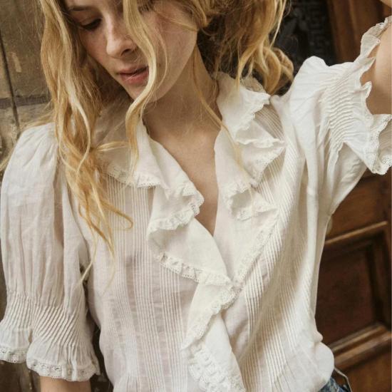  도엔 블라우스 앙리 탑 - DOEN