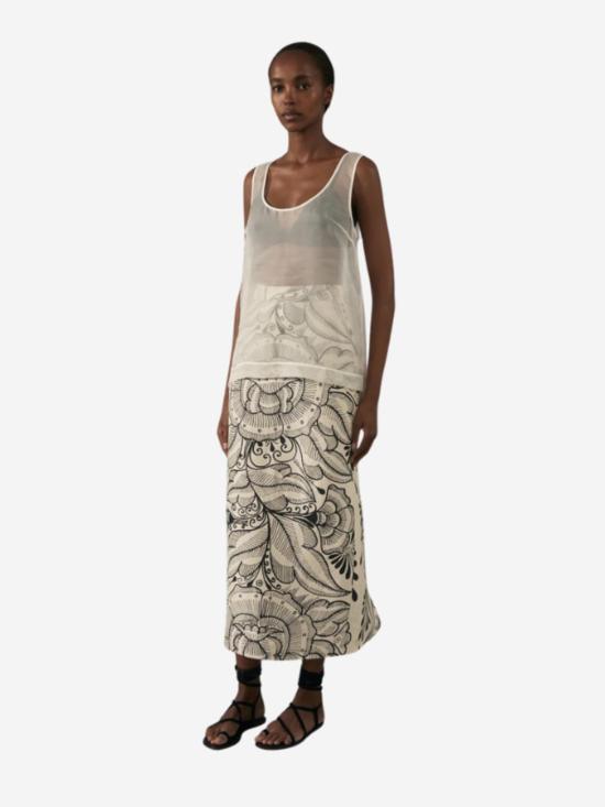  에어룸 미디 스커트 헤럴롬 렉시 스커트 - HEIRLOME