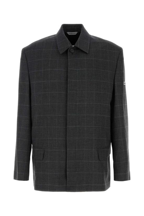 26SS 발렌시아가 자켓 866521TQT08 1441 Checked