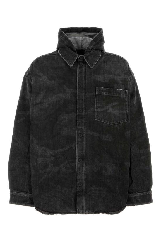 26SS 발렌시아가 자켓 857178TTWA6 4864 Black