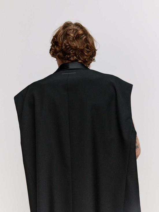  MM6 메종마르지엘라 베스트 Mm6 메종 마르지엘라 오버사이즈 슬리브리스 턱시도 재킷 - MM6 MAISON MARGIELA