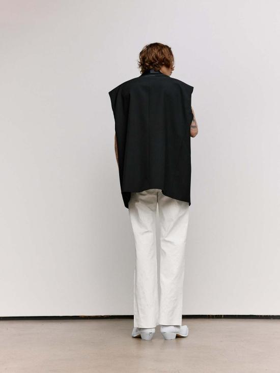  MM6 메종마르지엘라 베스트 Mm6 메종 마르지엘라 오버사이즈 슬리브리스 턱시도 재킷 - MM6 MAISON MARGIELA