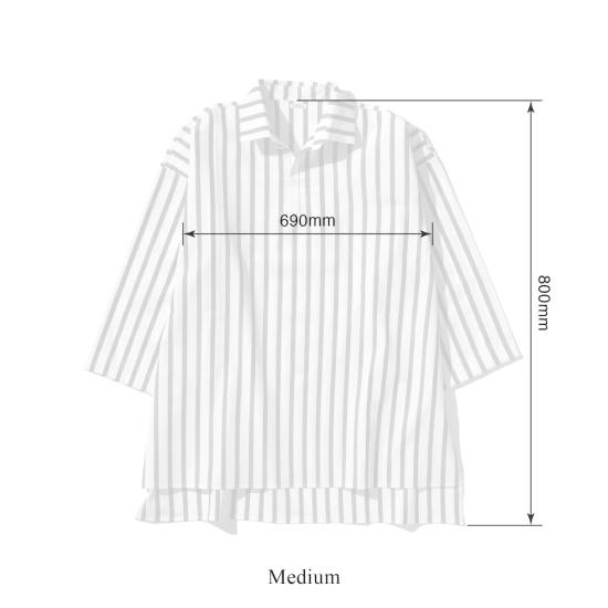  Puebco 셔츠 푸에브코 코튼 스트라이프 셔츠 - PUEBCO