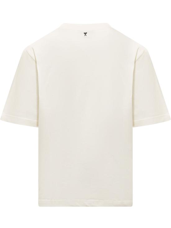 26SS 아미 반팔 티셔츠 UTS385726 136 BLANC CREME - AMI
