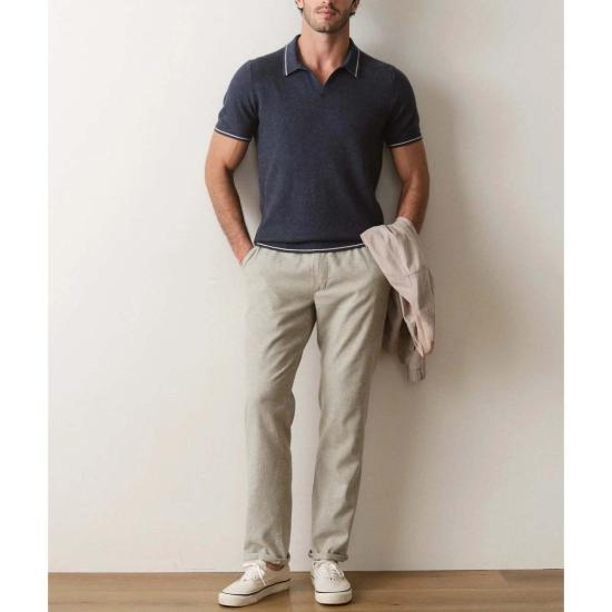  마린 레이어 폴로 티셔츠 리암  폴로 다크 인디고 - MARINE LAYER