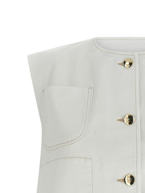 26SS 파비아나 필리피 베스트 GCD276F657M137VR1 White - FABIANA FILIPPI