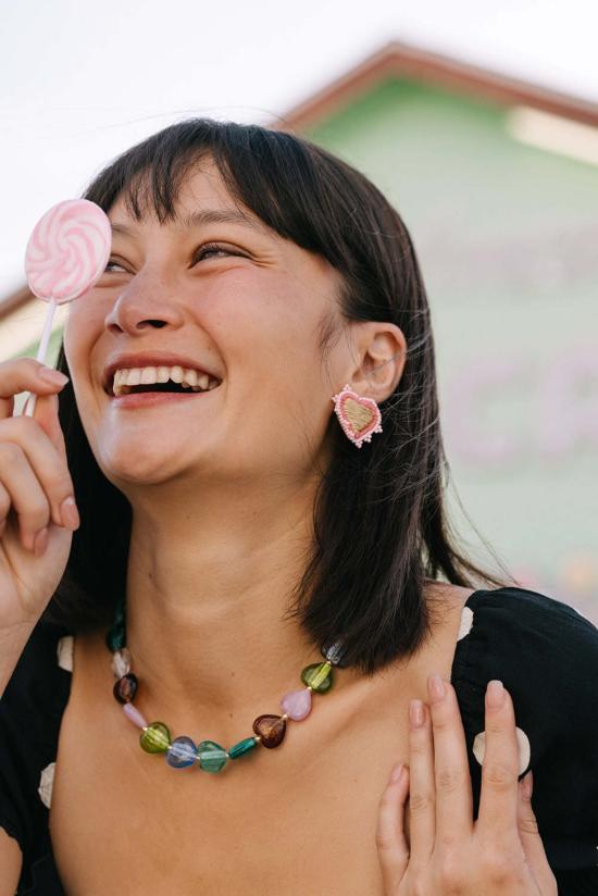  누데이 이어링 정오의 도일리 하트 귀걸이 - NOONDAY