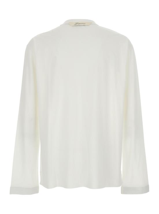 26SS 자크뮈스 긴팔 티셔츠 TSM00622AJ00254100 White - JACQUEMUS