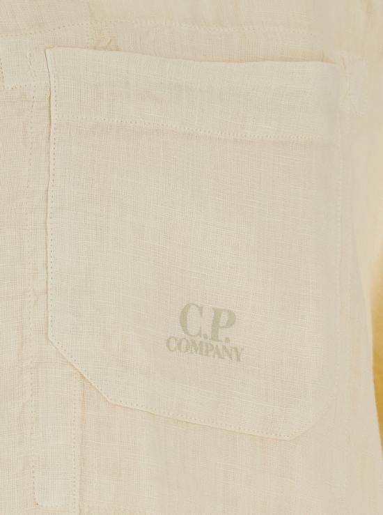 26SS 씨피 컴퍼니 반팔 셔츠 20CMSH258A110533G114 Beige - C.P. COMPANY