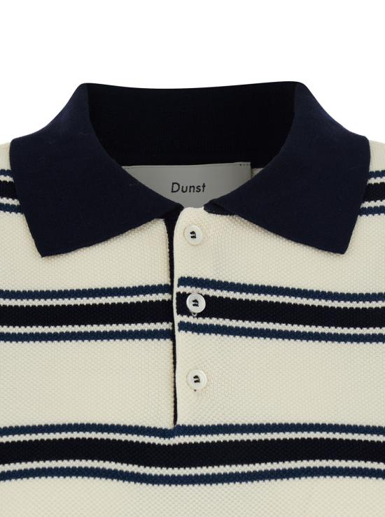 26SS 던스트 폴로 티셔츠 UDSW6B122CRCREAMNAVY Multicolor - DUNST
