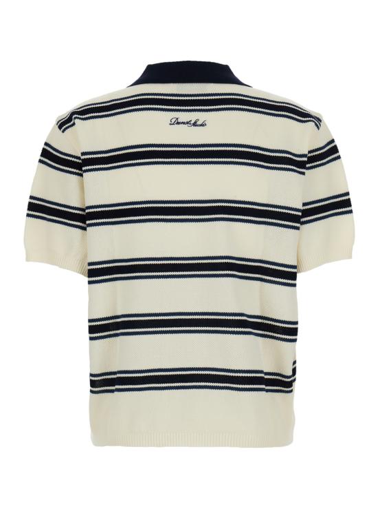 26SS 던스트 폴로 티셔츠 UDSW6B122CRCREAMNAVY Multicolor - DUNST