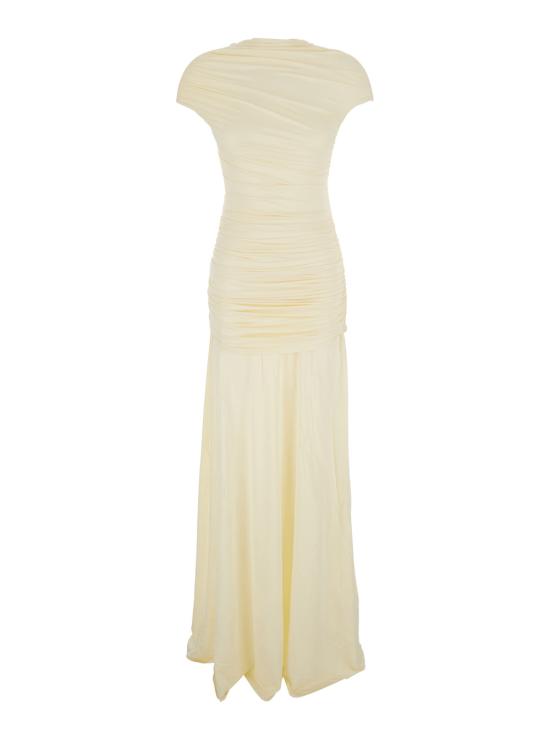 26SS 셀프 포트레이트 롱 원피스 SS26167XYYELLOW Yellow