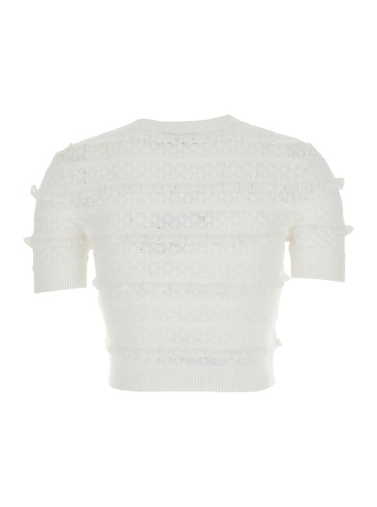 26SS 셀프 포트레이트 반팔 티셔츠 SS26063TWWHITE White - SELF PORTRAIT