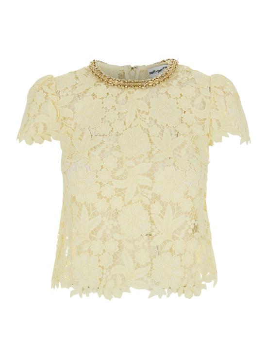 26SS 셀프 포트레이트 반팔 티셔츠 SS26096TAYYELLOW Yellow