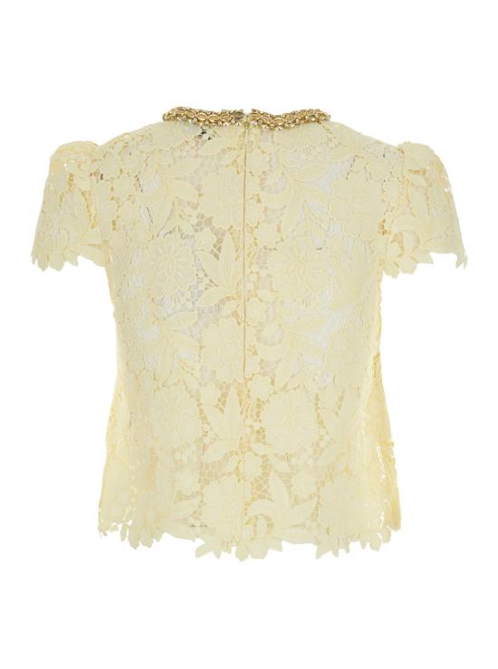 26SS 셀프 포트레이트 반팔 티셔츠 SS26096TAYYELLOW Yellow - SELF PORTRAIT