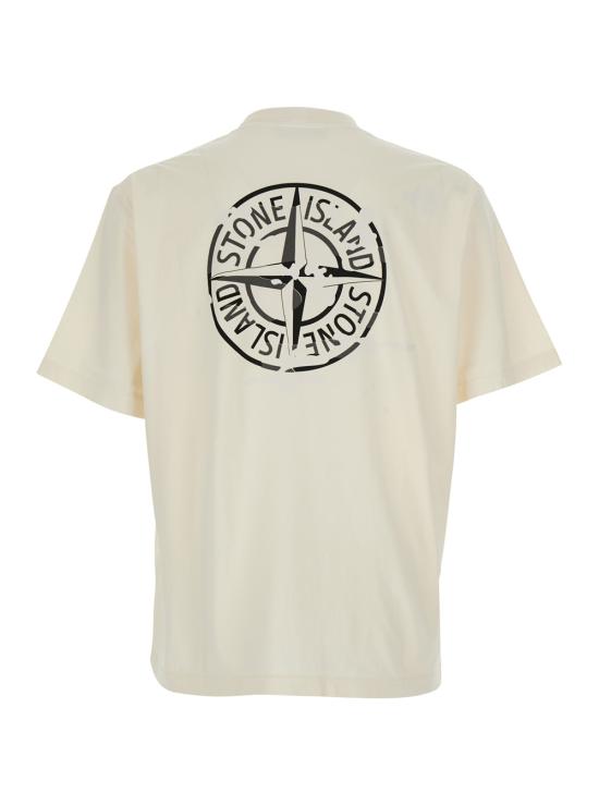 26SS 스톤 아일랜드 오가닉 코튼 저지 레귤러핏 티셔츠 L1S152100001S0E14V0093 White - STONE ISLAND