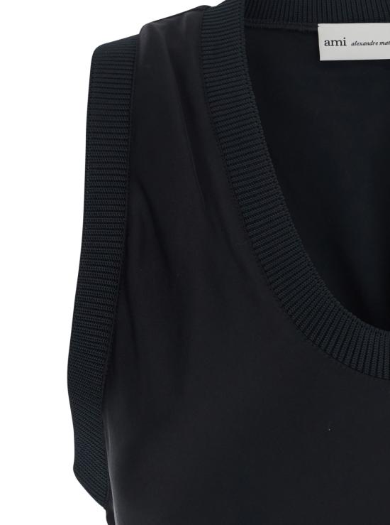 26SS 아미 롱 원피스 FDR658VI0053001 Black - AMI