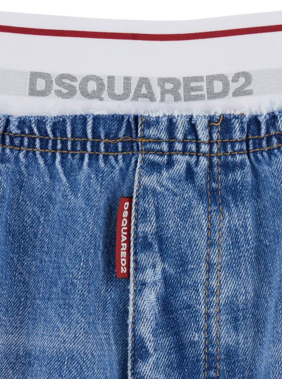 26SS 디스퀘어드2 데님 숏팬츠 S71MU0886D30038470 Blu - DSQUARED2