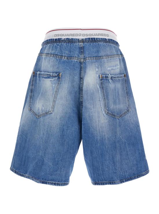 26SS 디스퀘어드2 데님 숏팬츠 S71MU0886D30038470 Blu - DSQUARED2