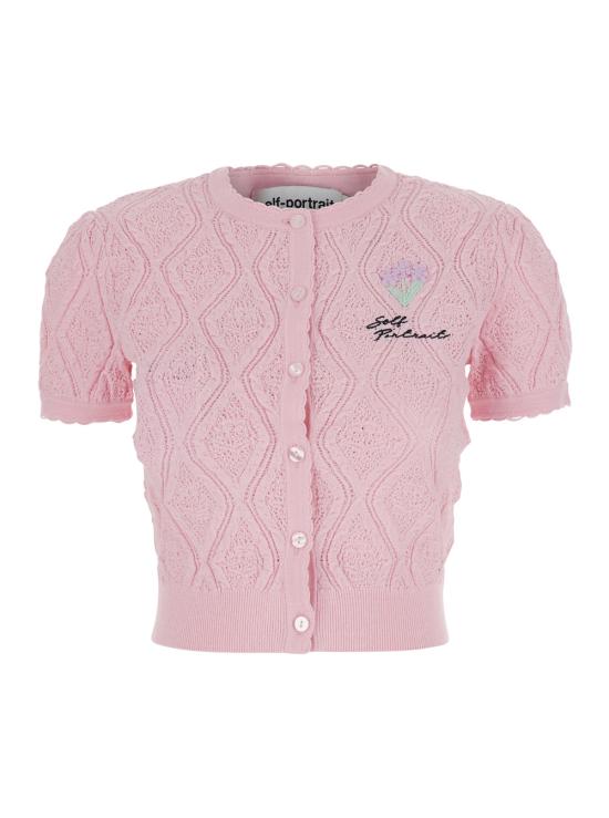 26SS 셀프 포트레이트 반팔 티셔츠 SS26057TPPINK Pink