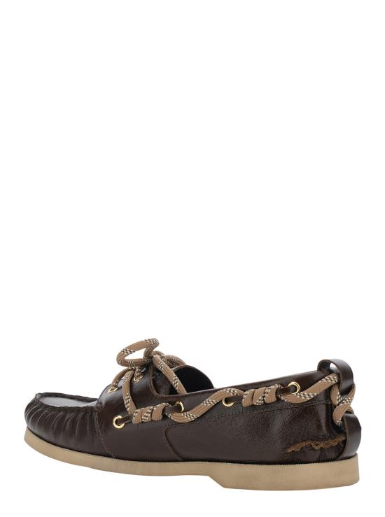 26SS 골든구스 글로시 레더 크루즈 로퍼 GMF00883F00831855381 Brown - GOLDEN GOOSE