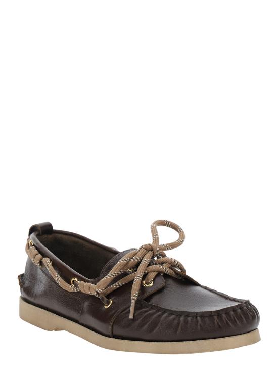 26SS 골든구스 글로시 레더 크루즈 로퍼 GMF00883F00831855381 Brown - GOLDEN GOOSE