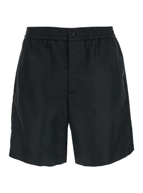 26SS 아미 나일론 엘라스티케이티드 웨이스트 아미 드 하트 스터드 쇼츠 HSO833PA0037001 Black